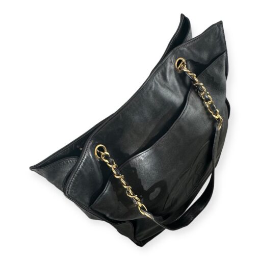 Chanel Vintage Shopping Tote in Black 5