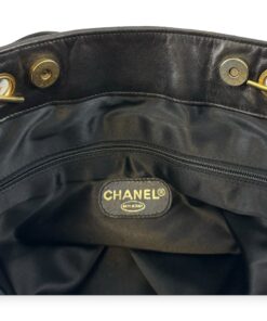 Chanel Vintage Shopping Tote in Black 16