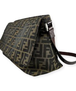 Fendi Zucca Flap Shoulder Bag in Brown 10
