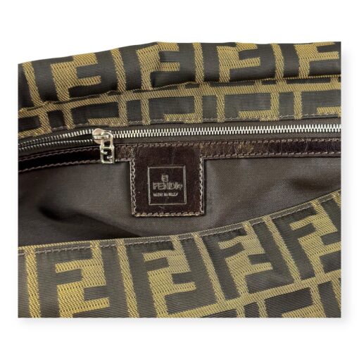 Fendi Zucca Flap Shoulder Bag in Brown 7
