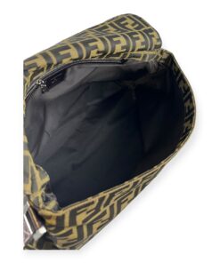 Fendi Zucca Flap Shoulder Bag in Brown 16