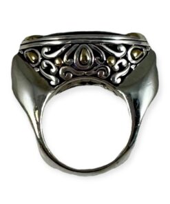 John Hardy Amethyst Ring 925 18K Size 7.5 13