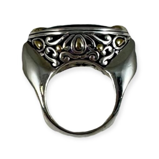 John Hardy Amethyst Ring 925 18K Size 7.5 6