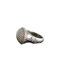 John Hardy Woven Dome Ring 925 Size 5.5 9