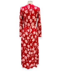 Lela Rose Rose Print Dress in Red & Pink Size 6 12