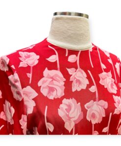 Lela Rose Rose Print Dress in Red & Pink Size 6 9