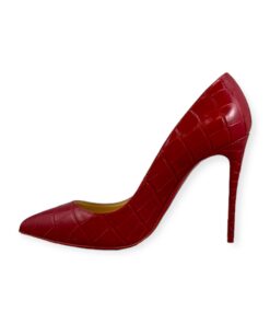 Christian Louboutin Embossed So Kate Pumps in Red | Size 36.5 9