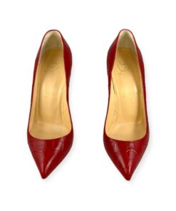 Christian Louboutin Embossed So Kate Pumps in Red | Size 36.5 11