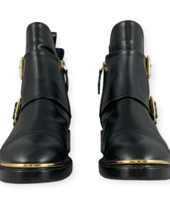 Louis Vuitton Button Buckle Booties in Black Size 38 9