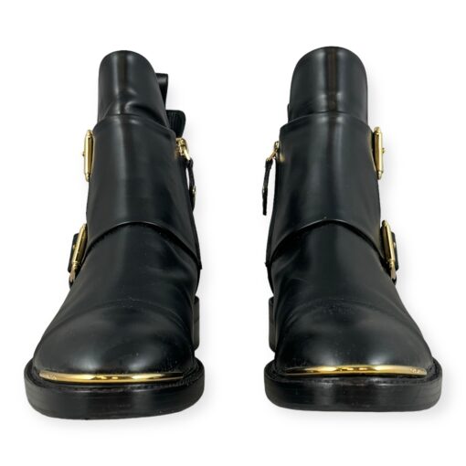 Louis Vuitton Button Buckle Booties in Black Size 38 3