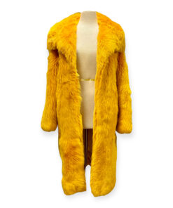 Michael Kors Collection Shearling Coat in Yellow X-Small 4