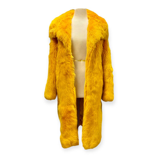 Michael Kors Collection Shearling Coat in Yellow X-Small 1