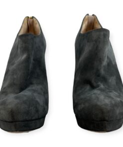 Miu Miu Suede Booties in Gray | Size 40.5 9
