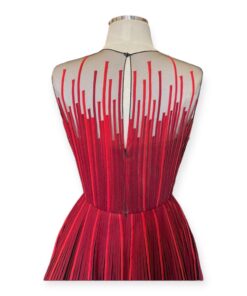 Oscar De La Renta Ribbon Cocktail Dress in Red Size 6 14