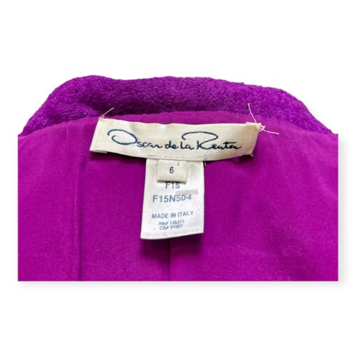 Oscar De La Renta Jacket + Skirt in Magenta | Size 6 7
