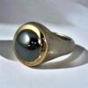 Size 5 | Tiffany & Co Hematite Ring 925 18K
