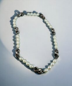 Tiffany & Co Infinity Pearl Necklace 925