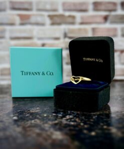 Size 7 | Tiffany & Co Open Heart Ring 18K Yellow Gold