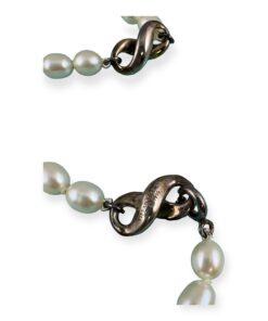 Tiffany & Co Infinity Pearl Necklace 925 6
