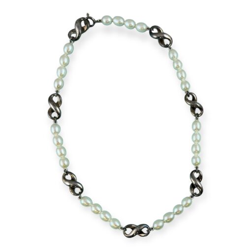 Tiffany & Co Infinity Pearl Necklace 925 2