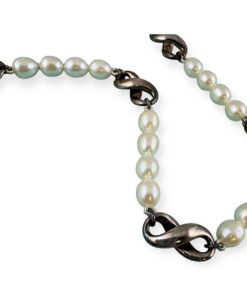 Tiffany & Co Infinity Pearl Necklace 925 8