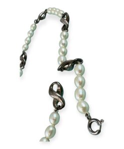 Tiffany & Co Infinity Pearl Necklace 925 9
