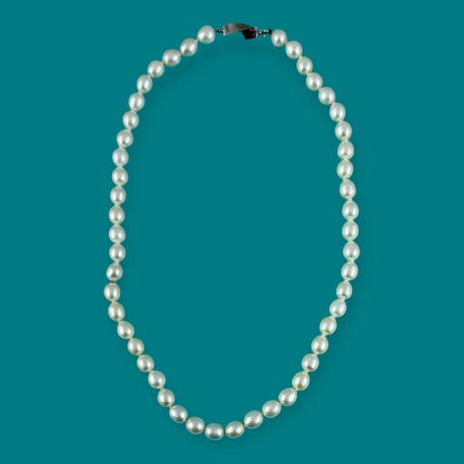 Tiffany & Co Twist Pearl Necklace 925 1