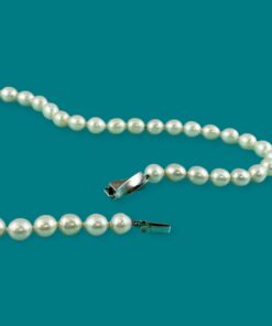 Tiffany & Co Twist Pearl Necklace 925 9