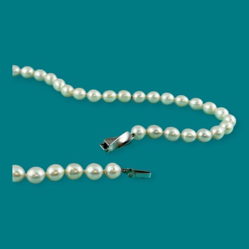Tiffany & Co Twist Pearl Necklace 925 4
