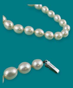 Tiffany & Co Twist Pearl Necklace 925 10