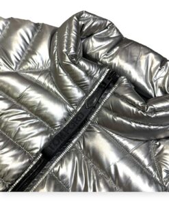Tom Ford Puffer Jacket in Silver Size 54 11