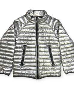 Tom Ford Puffer Jacket in Silver Size 54 10