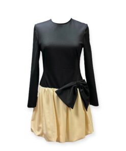 Valentino Drop Waist Dress in Black & Ivory Size 12 8