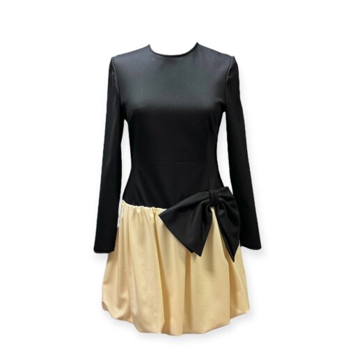 Valentino Drop Waist Dress in Black & Ivory Size 12 1