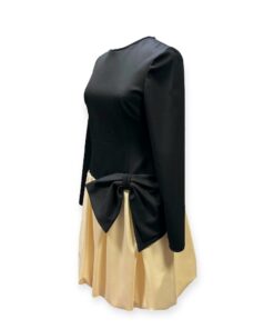 Valentino Drop Waist Dress in Black & Ivory Size 12 9