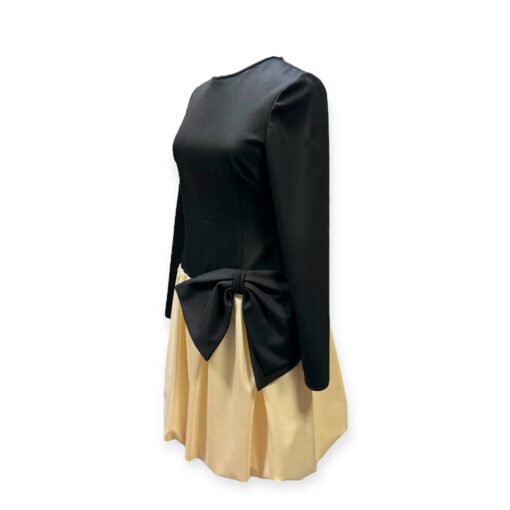 Valentino Drop Waist Dress in Black & Ivory Size 12 2