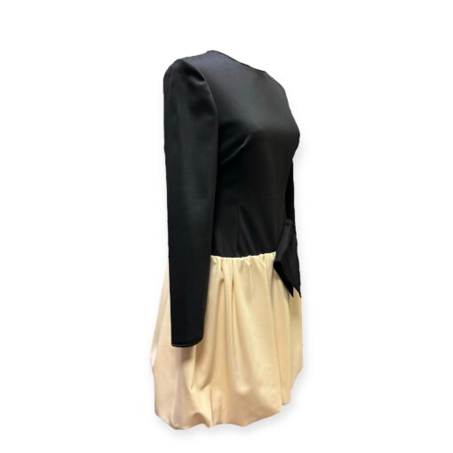 Valentino Drop Waist Dress in Black & Ivory Size 12 3