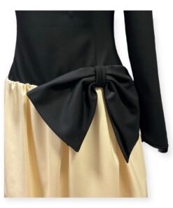 Valentino Drop Waist Dress in Black & Ivory Size 12 11