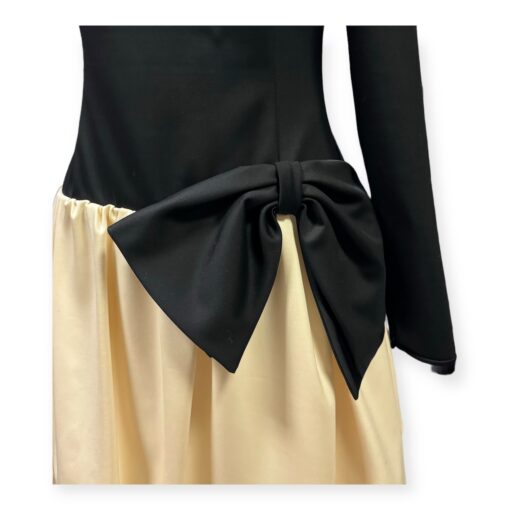 Valentino Drop Waist Dress in Black & Ivory Size 12 4
