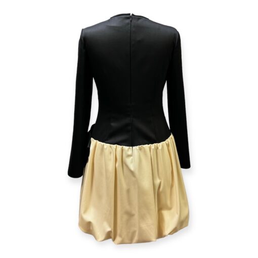 Valentino Drop Waist Dress in Black & Ivory Size 12 5