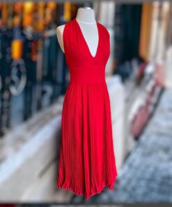 Size 4 | Valentino Red Halter Dress
