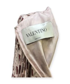 Valentino Logo Dress in Blush Pink Size 40 14