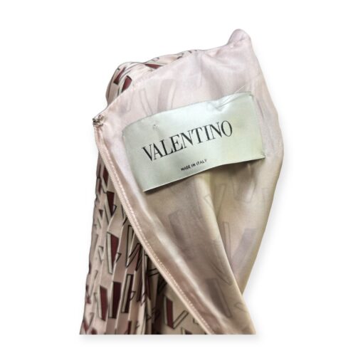 Valentino Logo Dress in Blush Pink Size 40 7