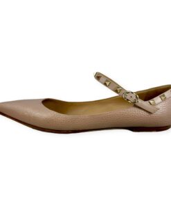 Valentino Rockstud Flats in Taupe Size 40 8