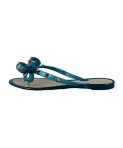 Valentino Rockstud PVC Sandals in Turquoise Size 36 10