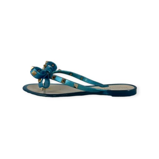 Valentino Rockstud PVC Sandals in Turquoise Size 36 3
