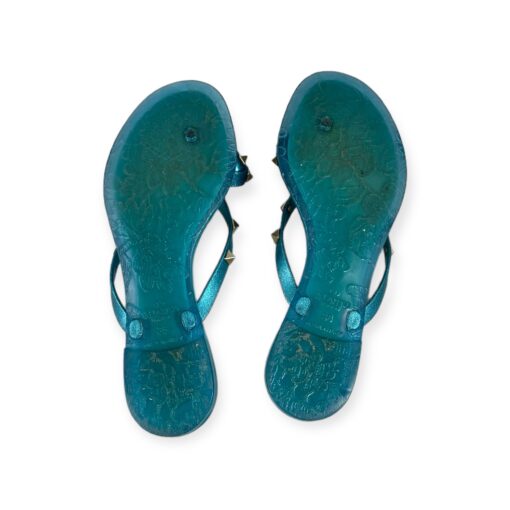 Valentino Rockstud PVC Sandals in Turquoise Size 36 6