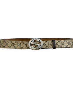 Gucci GG Supreme Belt in Brown | Size Large 6