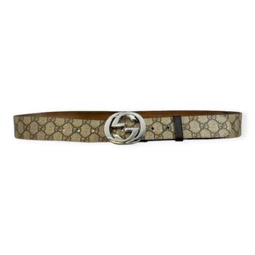 Gucci GG Supreme Belt in Brown | Size Large 1