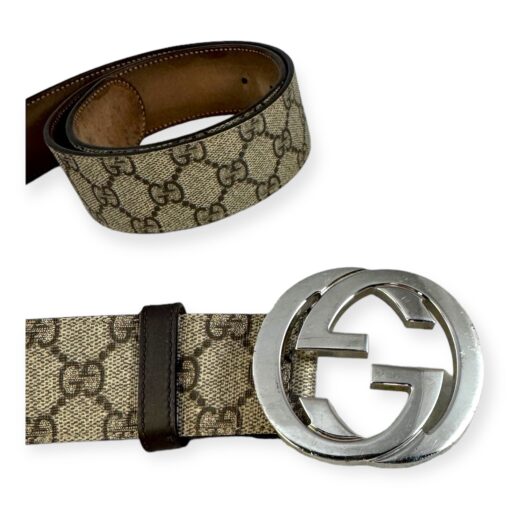 Gucci GG Supreme Belt in Brown | Size Large 3